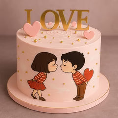 Love Story Cake